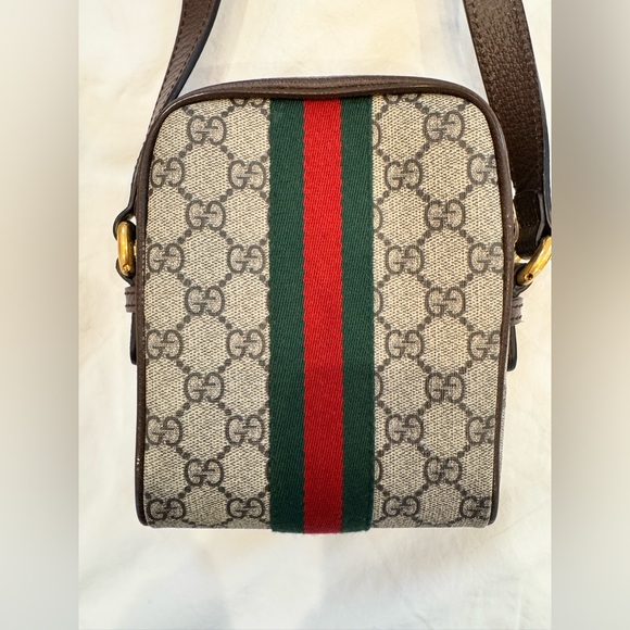 Gucci GG Supreme Mini Ophidia Messenger Crossbody Bag | Excellent Condition - Picture 8 of 17